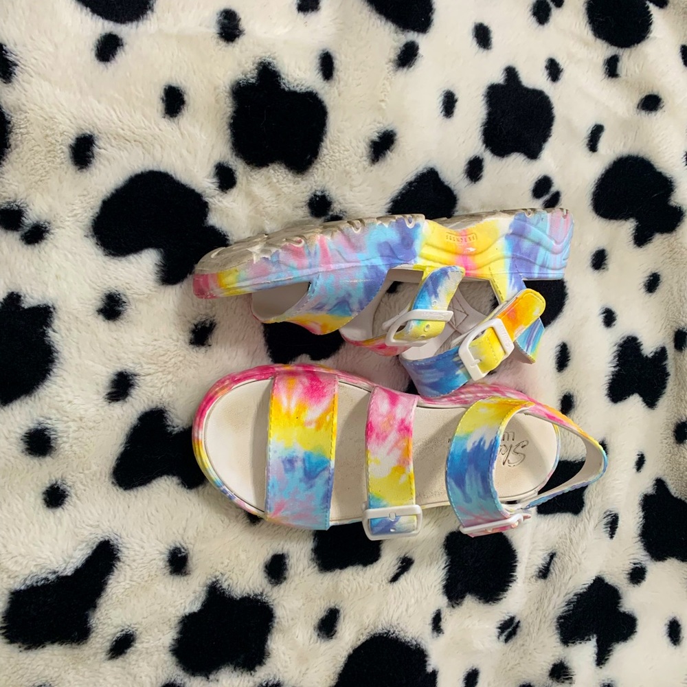 Sketchers platform sandals